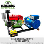 GENERADOR ABIERTO 30 000 WATTS