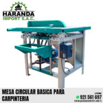 MESA CIRCULAR BASICA PARA CARPINTERIA