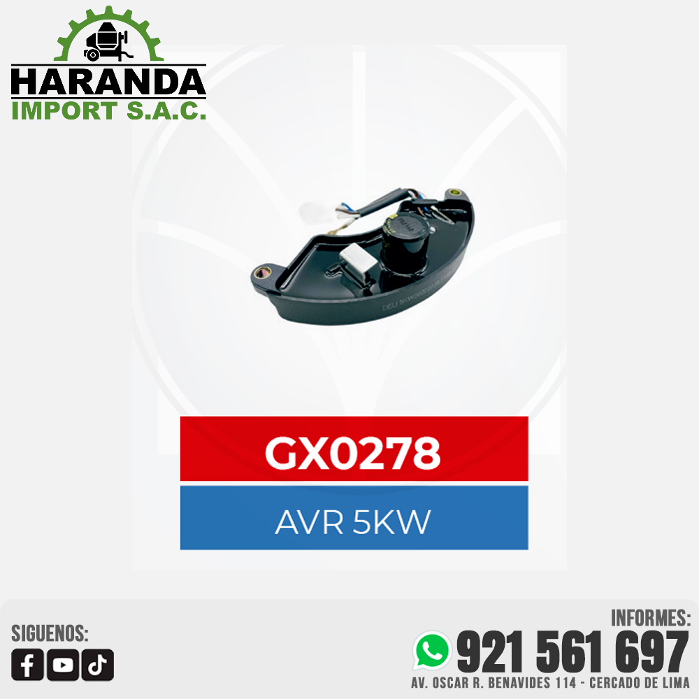 AVR 5KW GX0278 AVR 5KW GX0278