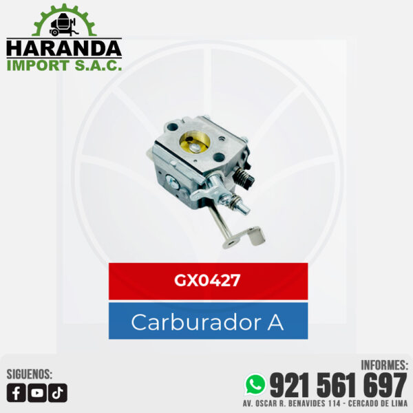 CARBURADOR A GX 0427