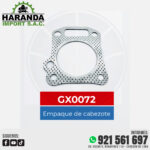EMPAQUE DE CABEZOTE GX0072