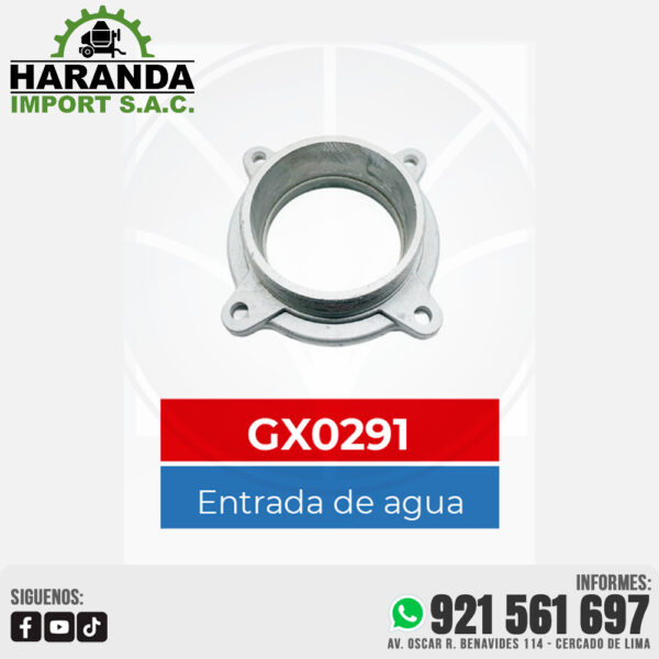 ENTRADA DE AGUA GX0291