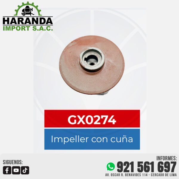 IMPELLER CON CUÑA GX0274