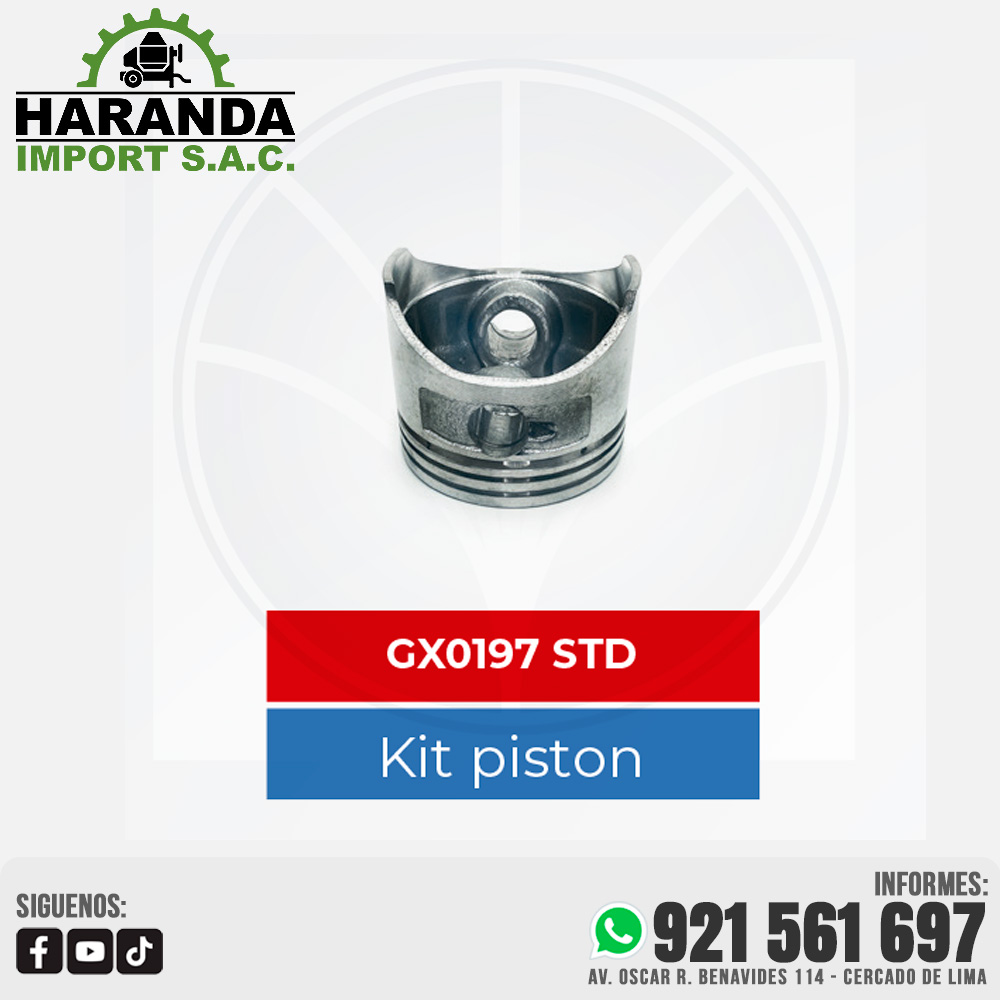 KIT PISTON GX0197 STD KIT PISTON GX0197 STD