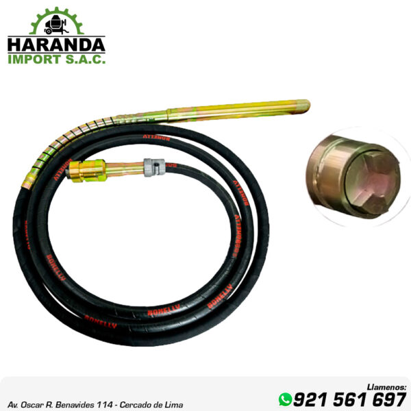 MANGUERA DE VIBRADORA MVCB50X6M DE 2"50MM X 6M
