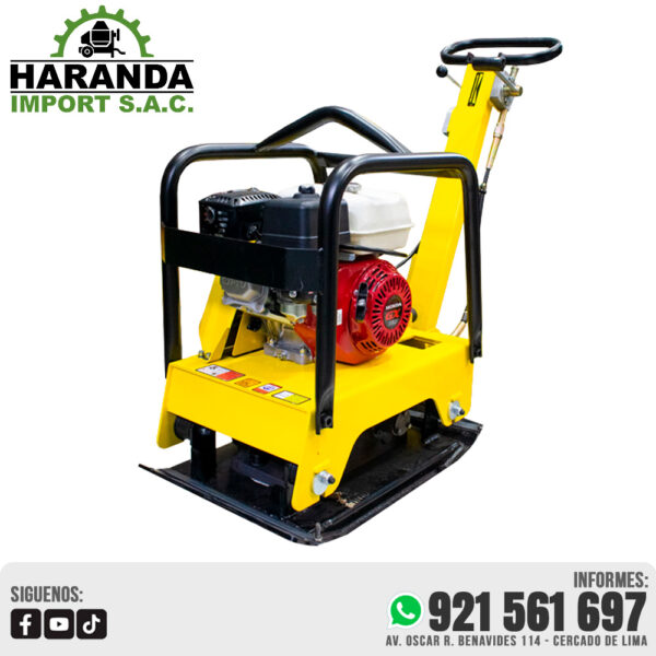 PLANCHA COMPACTADORA REVERSIBLE GX160-5.5 C/ MOTOR HONDA